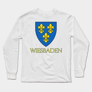 Wiesbaden, Germany - Coat of Arms Design Long Sleeve T-Shirt